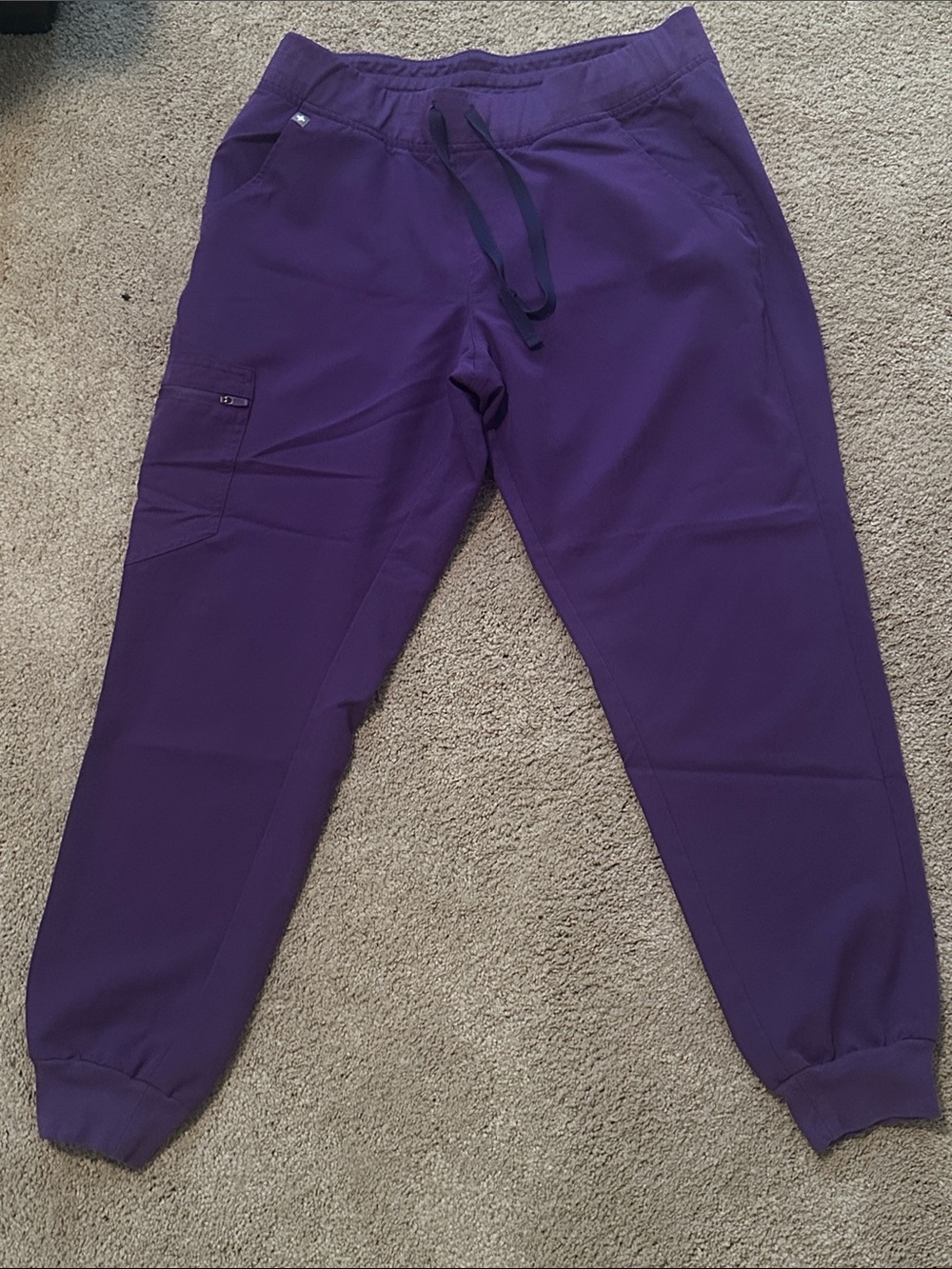 Figs Women's Purple Jogger Scrub Pants